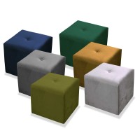 Pufa ozdobna puf kwadratowy 40x40x40 cm