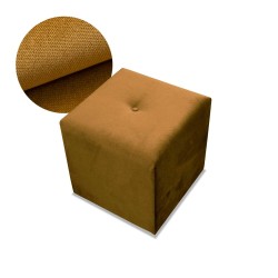 Pufa ozdobna kwadratowa, puf 40x40x40 cm - Komfort-Pur