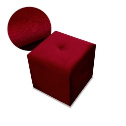 Pufa ozdobna kwadratowa, puf 40x40x40 cm - Komfort-Pur