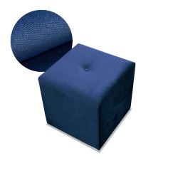 Pufa ozdobna kwadratowa, puf 40x40x40 cm - Komfort-Pur