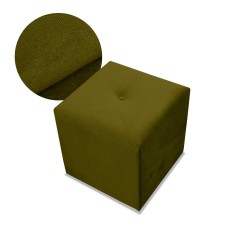 Pufa ozdobna kwadratowa, puf 40x40x40 cm - Komfort-Pur