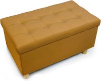 Pufa tapicerowana z pojemnikiem Leon