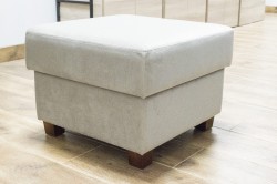 Pufa tapicerowana, puf ozdobny ze schowkiem, skrzynią - Komfort-Pur