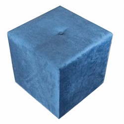 Pufa ozdobna kwadratowa, puf 40x40x40 cm - Komfort-Pur