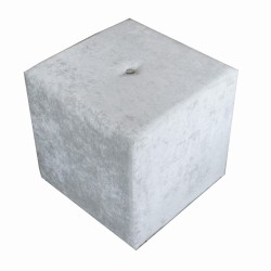 Pufa ozdobna kwadratowa, puf 40x40x40 cm - Komfort-Pur