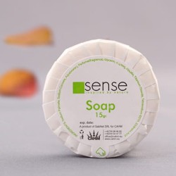 Mydełko hotelowe okrągłe plisowane Sense 15g