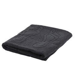 Ręcznik Stopka frotte czarny, 100% bawełna