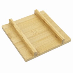 Podstawka, tacka na kosmetyki bambusowa 15x15cm