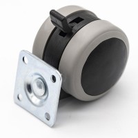 Kółko meblowe 50mm typ K-49 PŁ GH gumowane skrętne