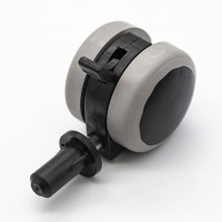 Kółko meblowe 50mm typ K-49/27 gumowane z hamulcem