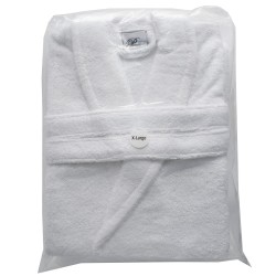 Szlafrok frotte biały PRESTIGE