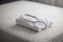 Szlafrok frotte biały PRESTIGE