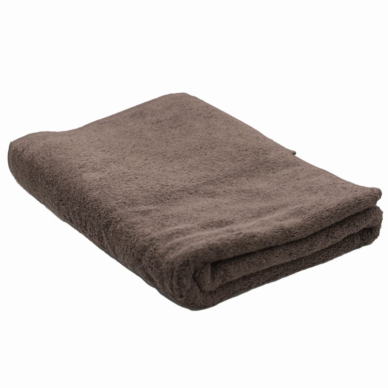 Ręcznik plażowy XXL brązowy 500 g/m2 100% bawełna 90x180cm