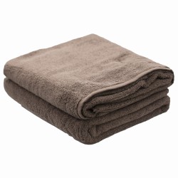 Ręcznik plażowy XXL brązowy 500 g/m2 100% bawełna 90x180cm