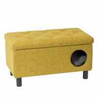Pufa otwierana z legowiskiem, domek dla psa lub kota, królika