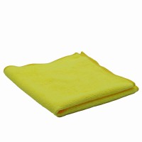 Ścierka Mikrofibra 40x40 cm Żółta – Bezsmugowa do Luster, Płytek i Armatury