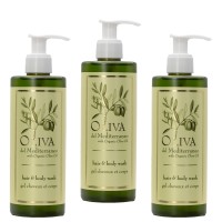 Zestaw Szampon i żel 2w1 OLIVA w okrągłej butelce 300ml  10szt.