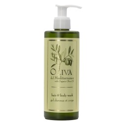 Zestaw Szampon i żel 2w1 OLIVA w okrągłej butelce 300ml 10szt.