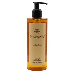 Zestaw Szampon żel do mycia włosów, ciała i rąk 3w1 Havana w okrągłej butelce 300ml 10szt