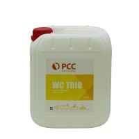 Płyn do czyszczenia i dezynfekcji toalet WC TRIO 5L PCC Professional