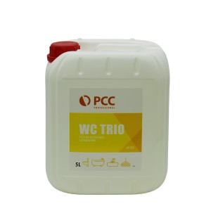 Płyn do czyszczenia i dezynfekcji toalet WC TRIO 5L PCC Professional