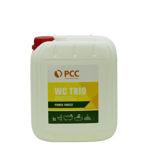 Płyn do czyszczenia i dezynfekcji toalet WC TRIO Power Forest PCC Professional 5L
