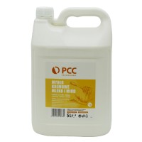 Kremowe mydło w płynie Mleko i Miód  PCC Professional 5L