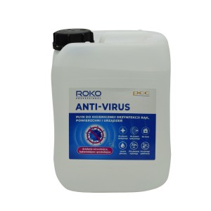 Płyn do dezynfekcji z alkoholem ANTI-VIRUS ROCO/  PCC Professional 5L