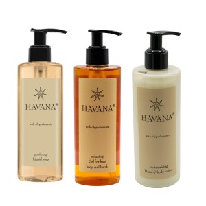 Zestaw kosmetyków hotelowych 300ml żel, szampon i balsam